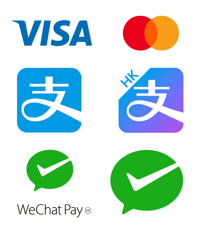 Payment Options Methods VISA Master AliPay Octopus WeChat Pay credit card Treasure Learning Centre Yuen Long